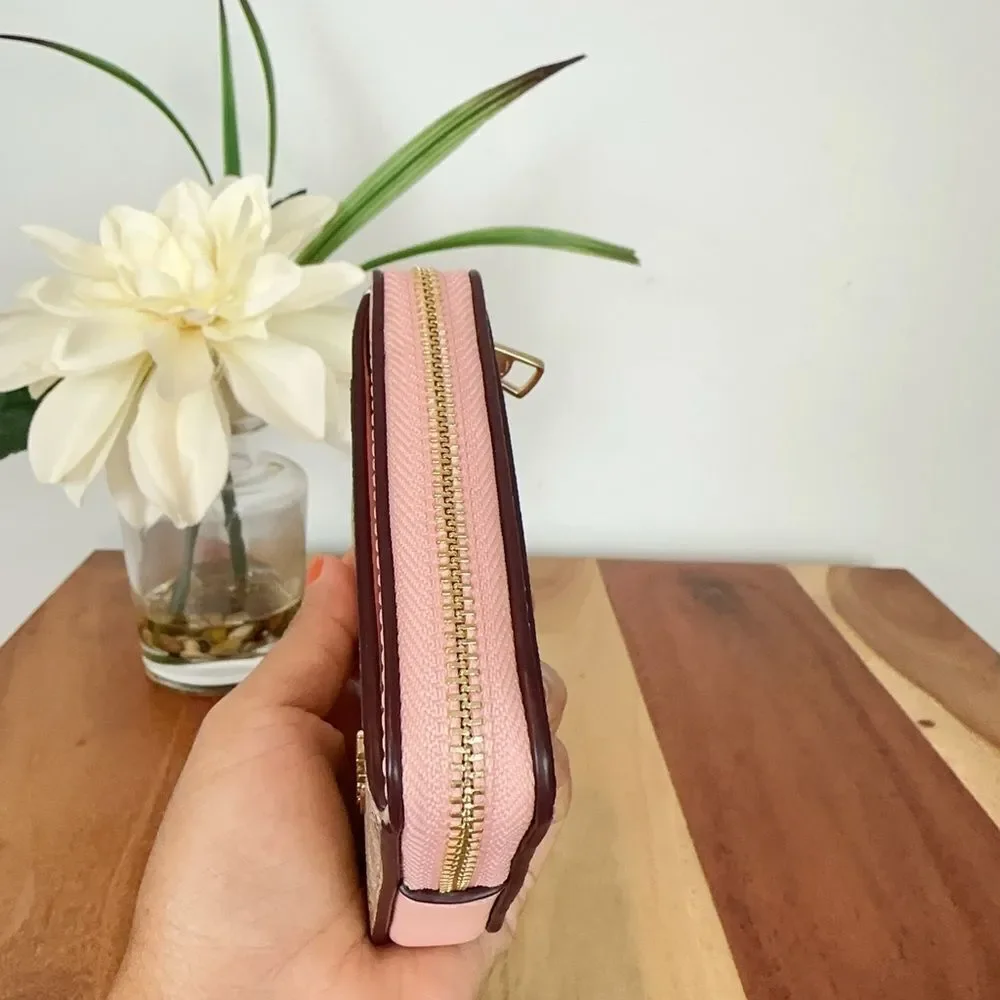 NWT Coach X Observed By Us Zip Card Case In‎ Signature Canvas